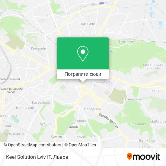 Карта Keel Solution Lviv IT