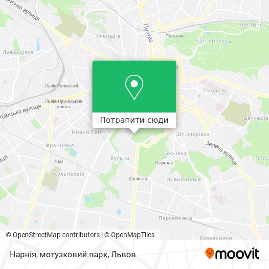 Карта Нарнія, мотузковий парк