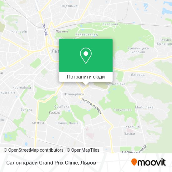 Карта Салон краси Grand Prix Clinic