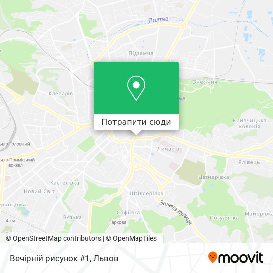 Карта Вечірній рисунок #1