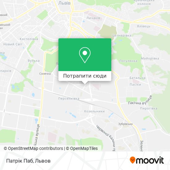 Карта Патрік Паб