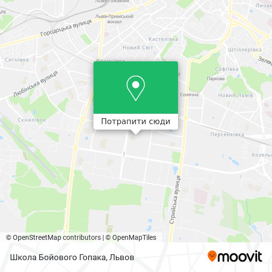 Карта Школа Бойового Гопака