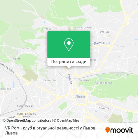 Карта VR Port - клуб віртуальної реальності у Львові