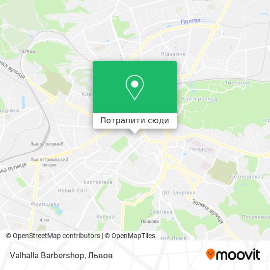 Карта Valhalla Barbershop