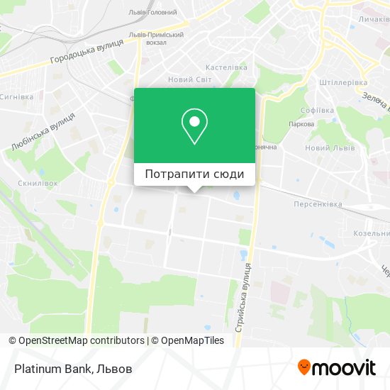 Карта Platinum Bank