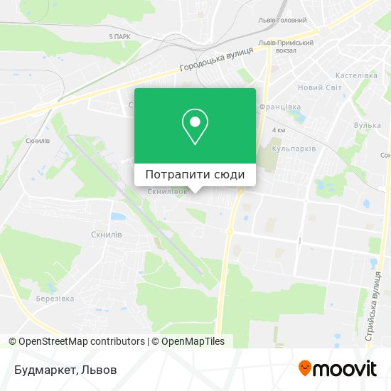 Карта Будмаркет