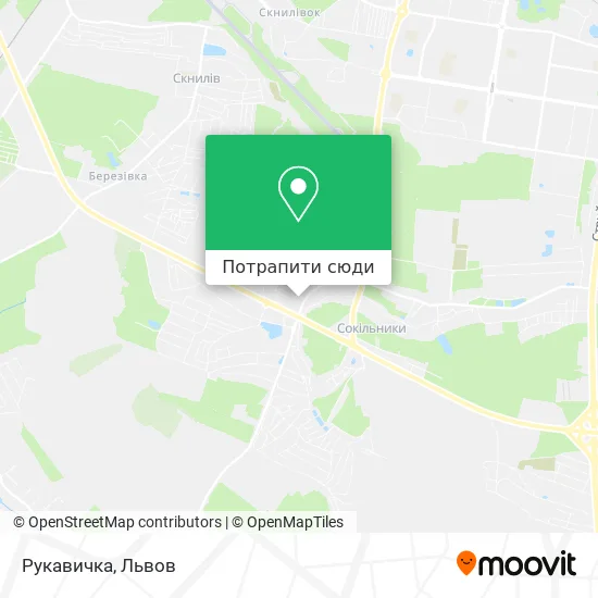 Карта Рукавичка