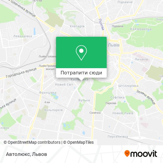 Карта Автолюкс