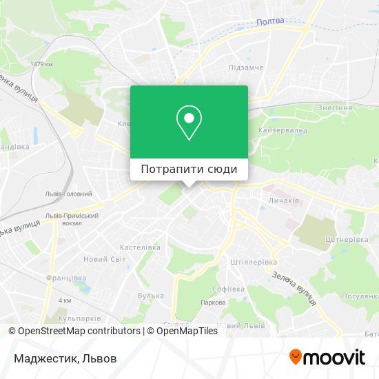 Карта Маджестик