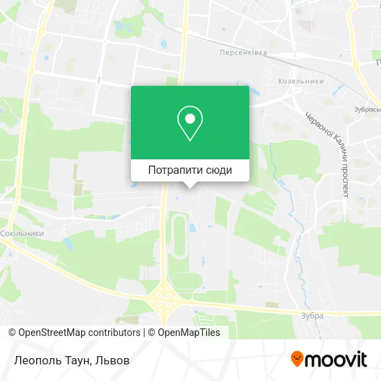 Карта Леополь Таун