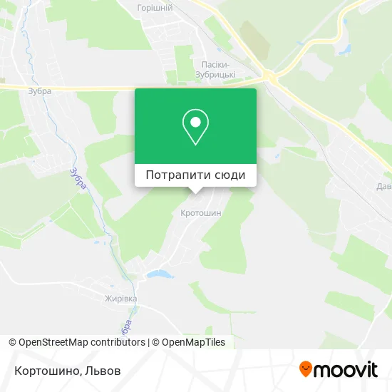 Карта Кортошино