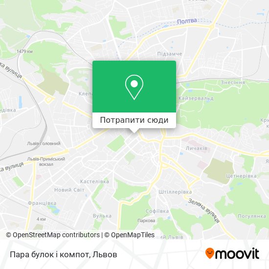 Карта Пара  булок і компот