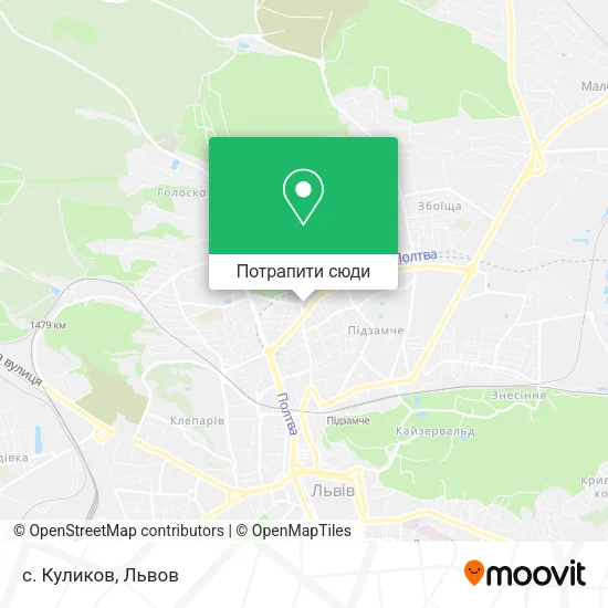Карта с. Куликов