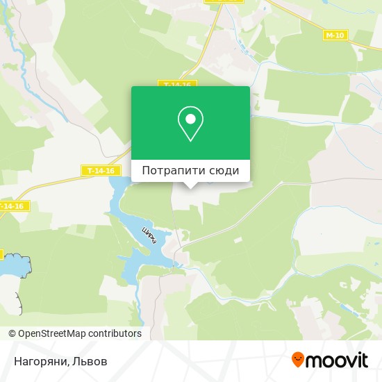 Карта Нагоряни