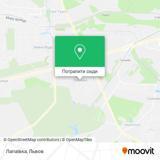 Карта Лапаївка