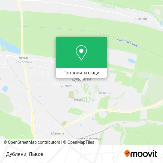 Карта Дубляни