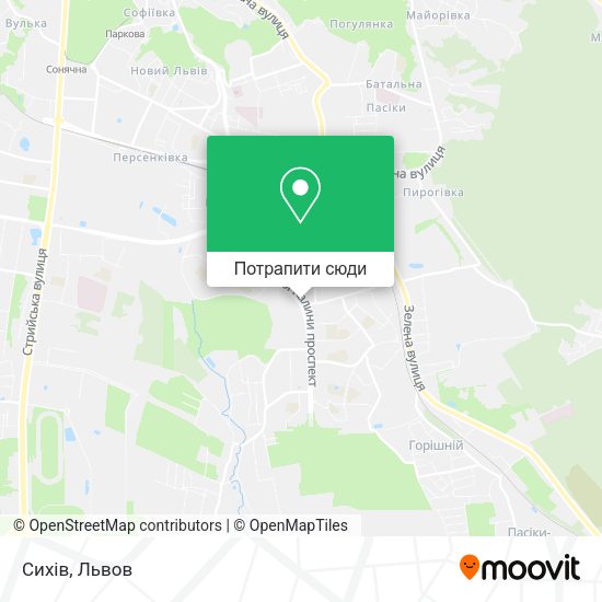 Карта Сихів
