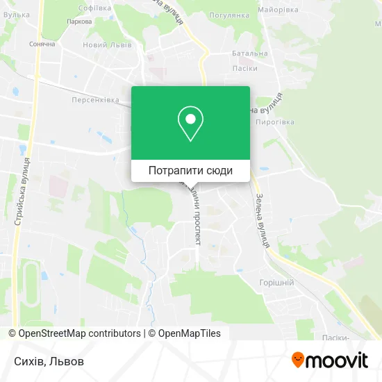 Карта Сихів