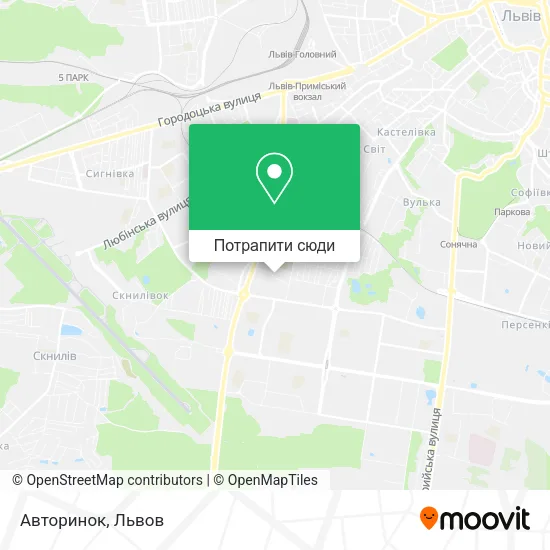 Карта Авторинок