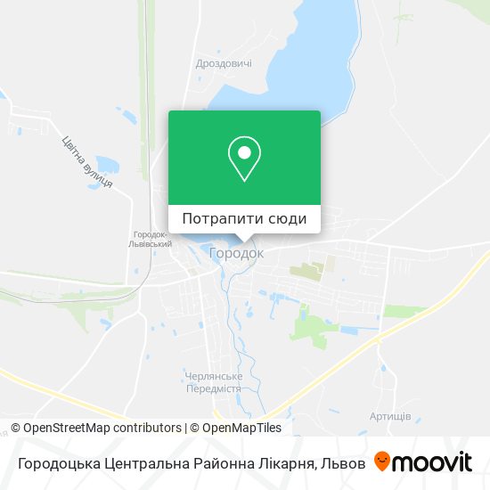 Карта Городоцька Центральна Районна Лікарня