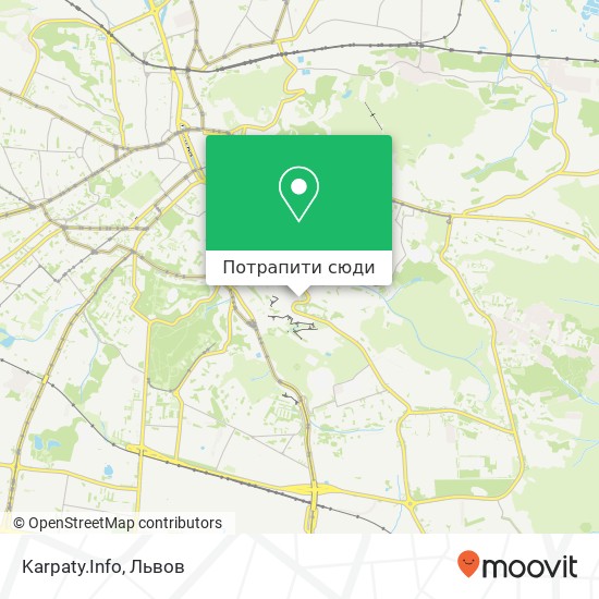 Карта Karpaty.Info