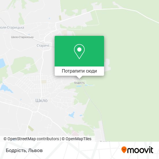 Карта Бодрість