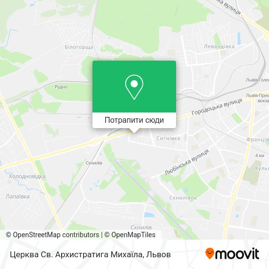 Карта Церква Св. Архистратига Михаїла