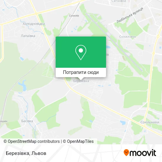 Карта Березівка