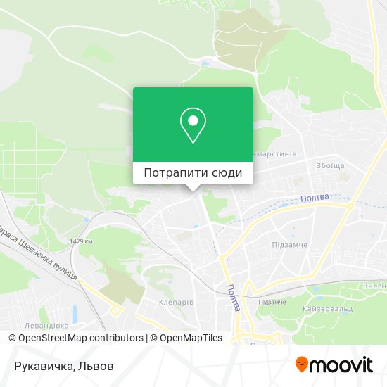 Карта Рукавичка