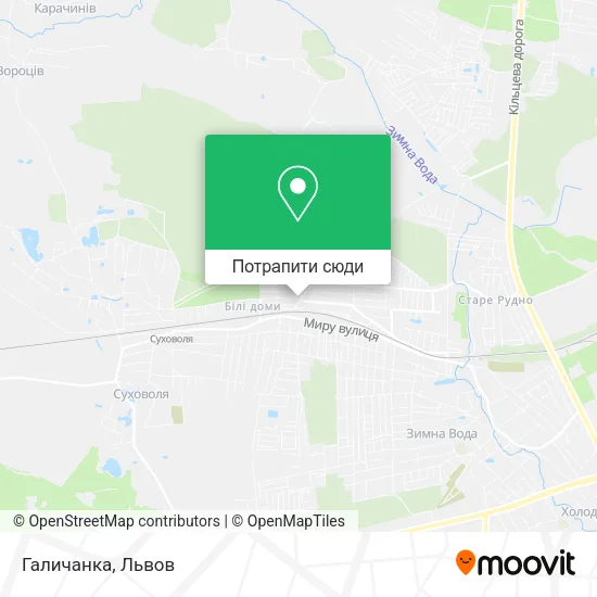 Карта Галичанка