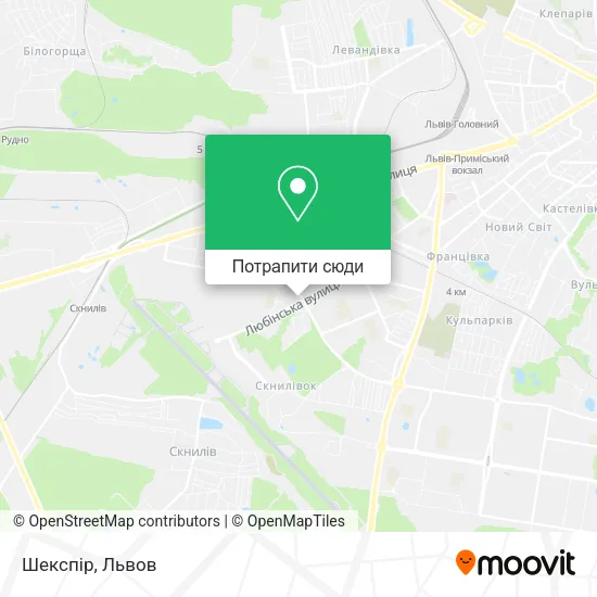 Карта Шекспір