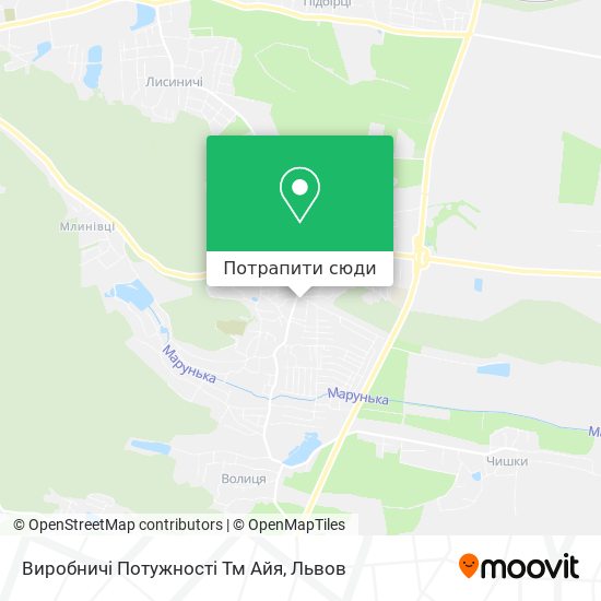 Карта Виробничі Потужності Тм Айя