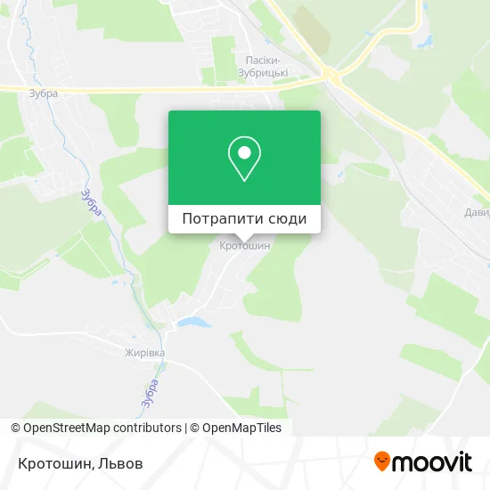 Карта Кротошин