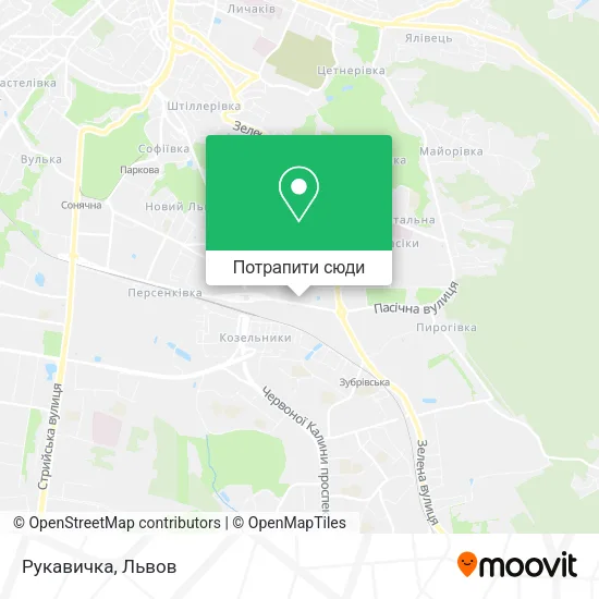 Карта Рукавичка