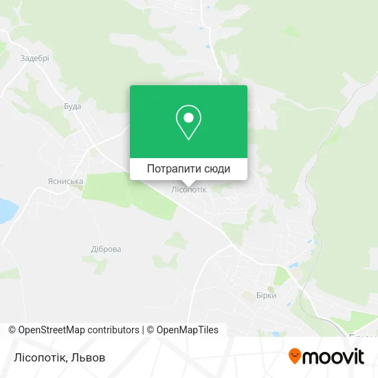 Карта Лісопотік