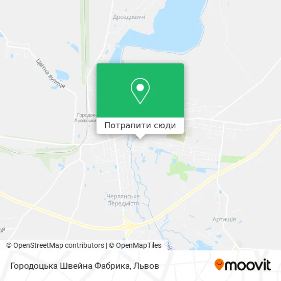 Карта Городоцька Швейна Фабрика