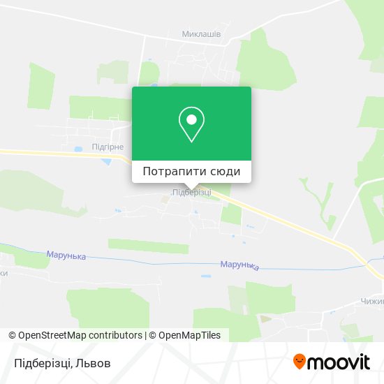 Карта Підберізці