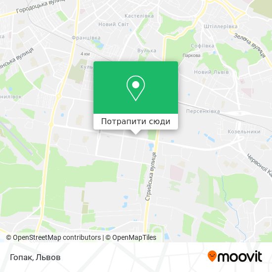 Карта Гопак