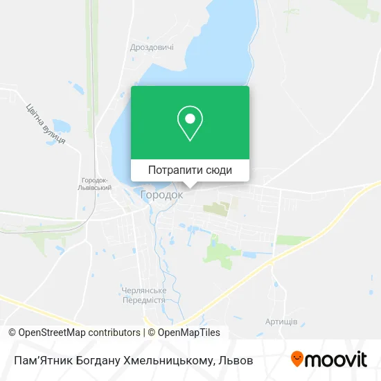 Карта Пам’Ятник Богдану Хмельницькому