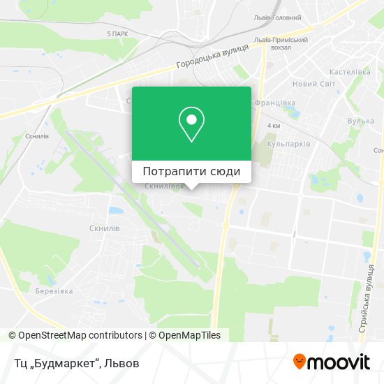Карта Тц „Будмаркет“