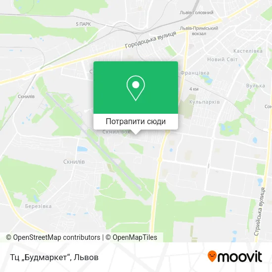 Карта Тц „Будмаркет“