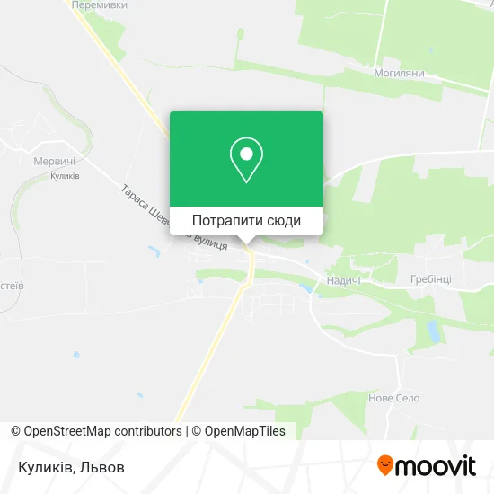 Карта Куликів
