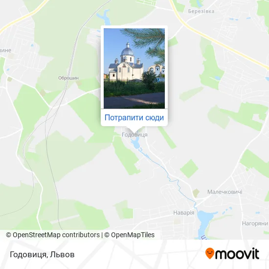 Карта Годовиця