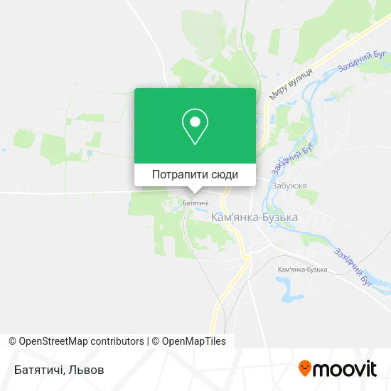 Карта Батятичі