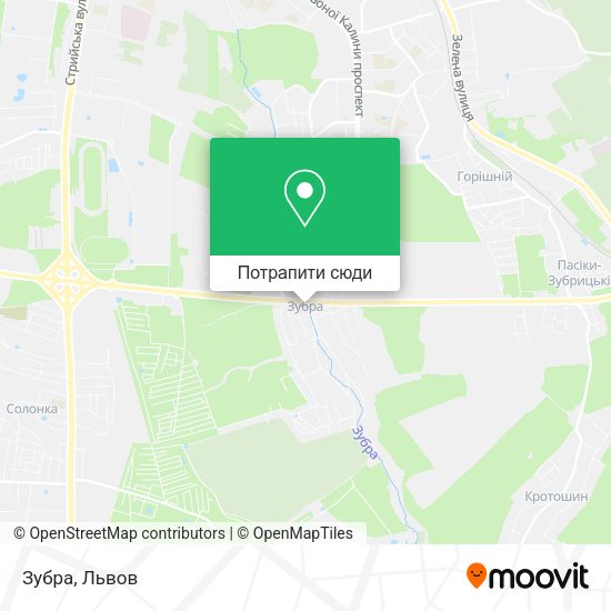 Карта Зубра