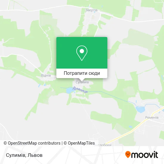 Карта Сулимів