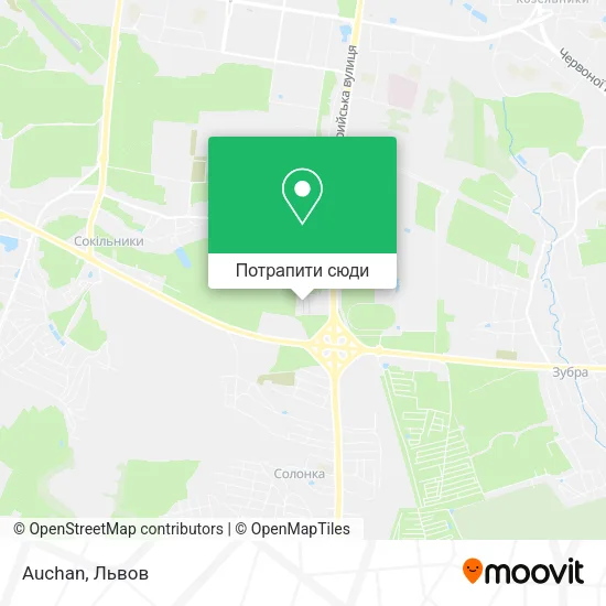 Карта Auchan
