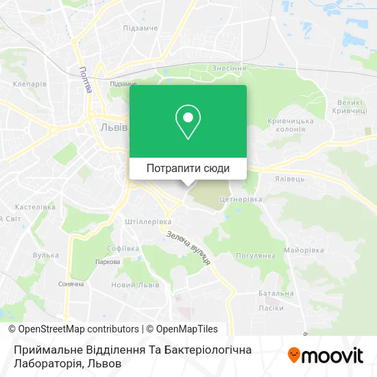 Карта Приймальне Відділення Та Бактеріологічна Лабораторія