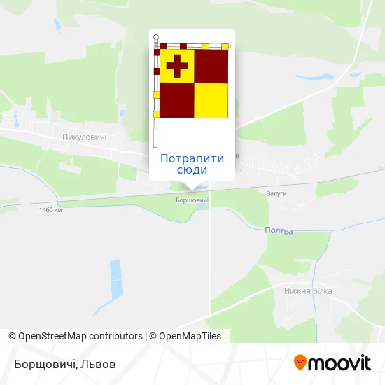Карта Борщовичі