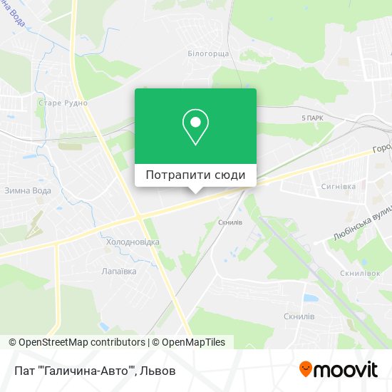 Карта Пат ""Галичина-Авто""